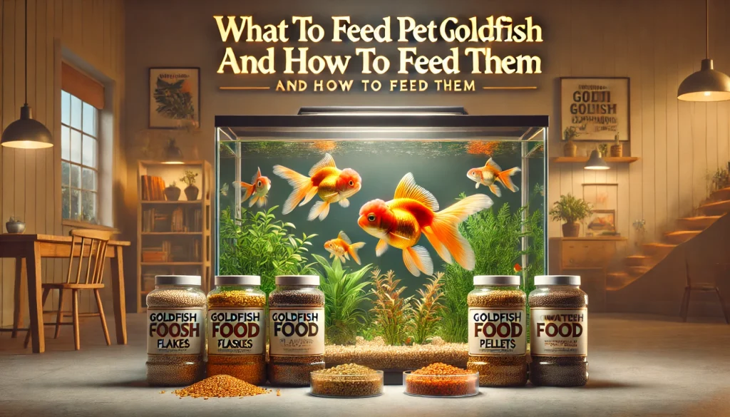 What to Feed Pet Goldfish and How to Feed Them