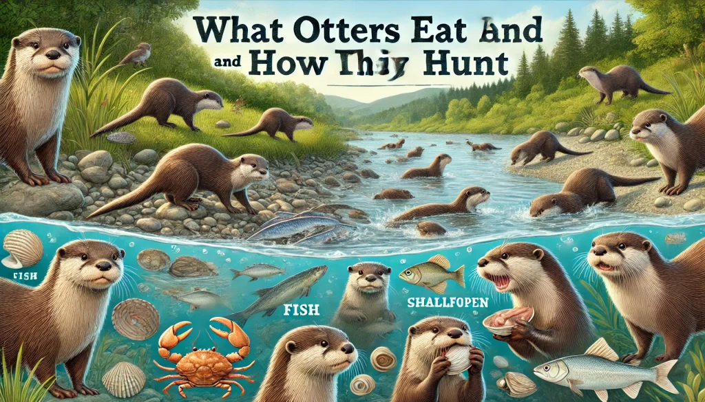 What Otters Eat and How They Hunt