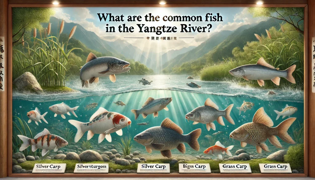 What are the common fish in the Yangtze River?