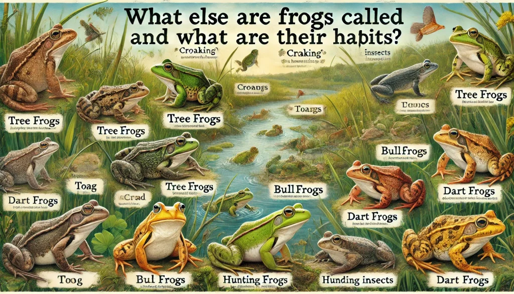 What Else Are Frogs Called and What Are Their Habits?