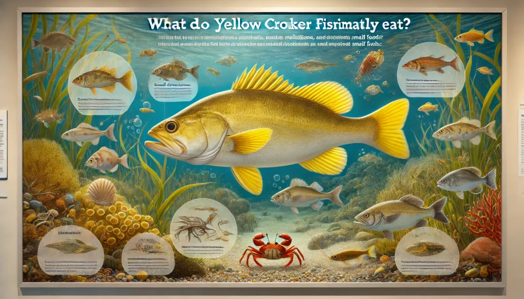 What Do Yellow Croaker Fish Primarily Eat?