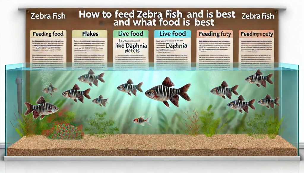 How to Feed Zebra Fish and What Food is Best