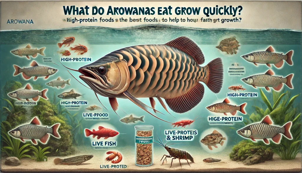 What Do Arowanas Eat to Grow Quickly?