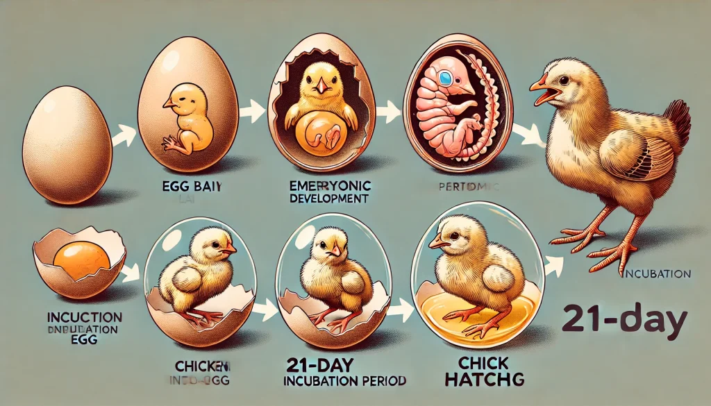 How many days does it take for a chick to hatch?