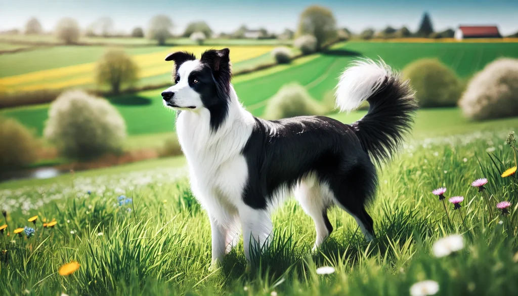 What's the meaning of "Seven Whites and Three Connections" in Border Collies?