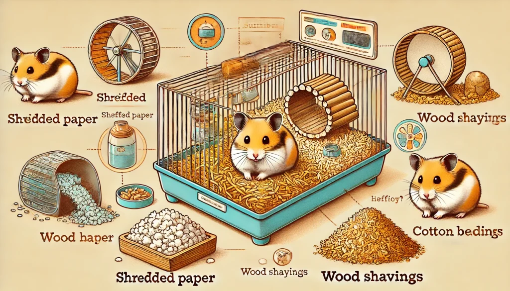 What Are the Suitable Bedding Materials for Hamsters?